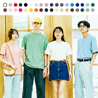 [printstar] 17수 085 베이직 라운드 반팔 (성인/아동)