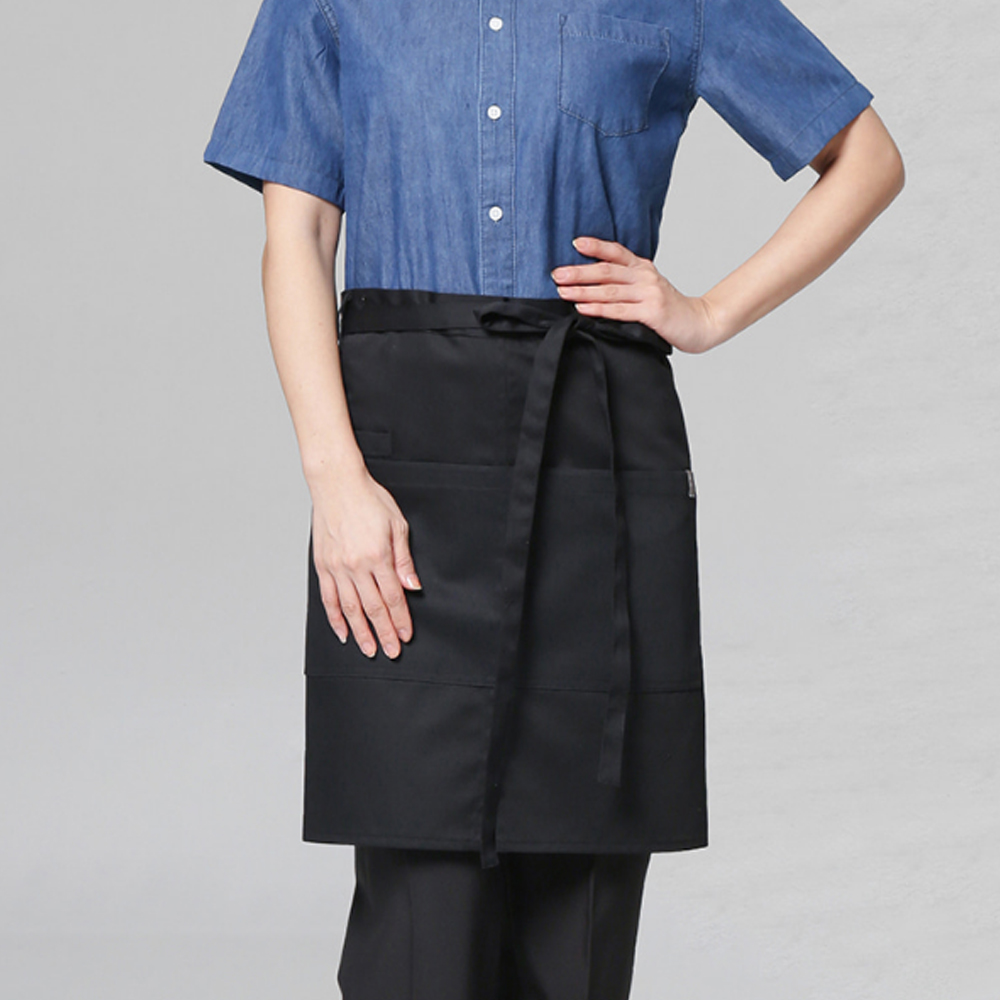 리벳 미디랩 트임 앞치마