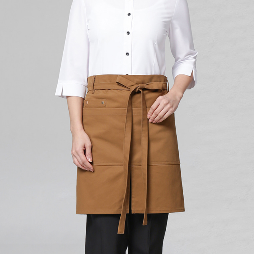 리벳 미디랩 트임 앞치마