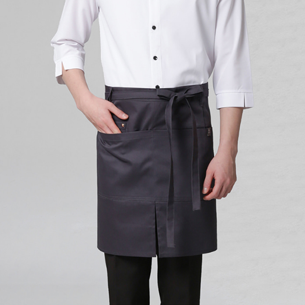 리벳 미디랩 트임 앞치마