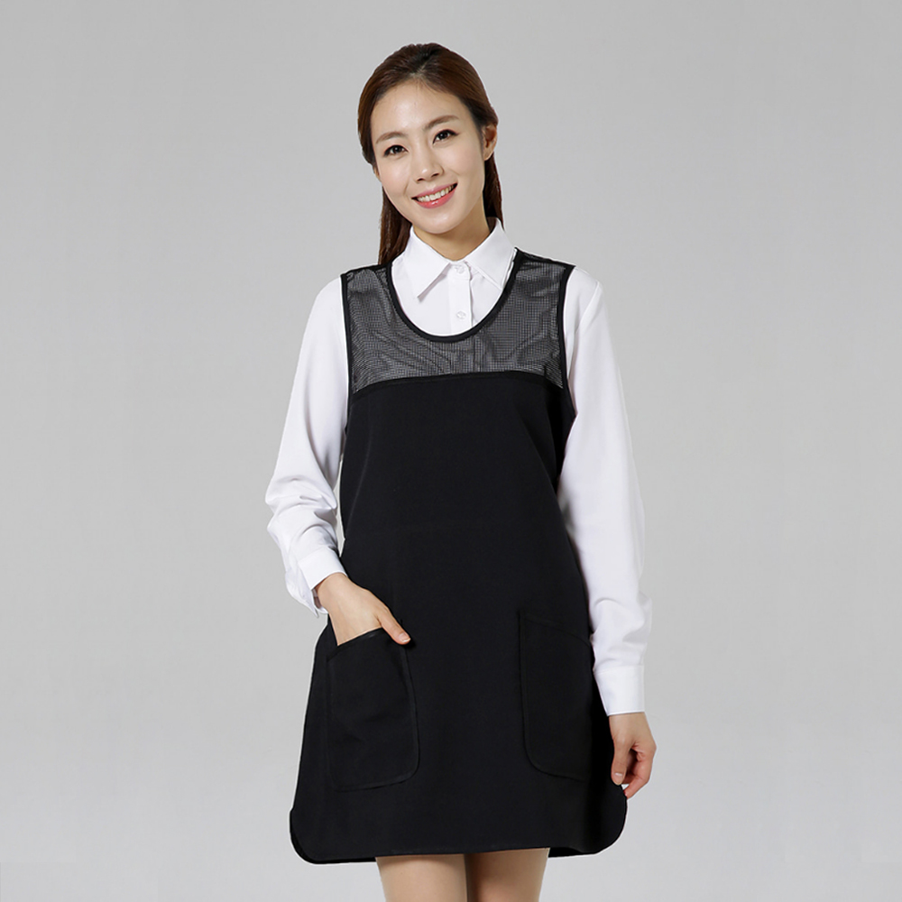 망사 원피스 앞치마