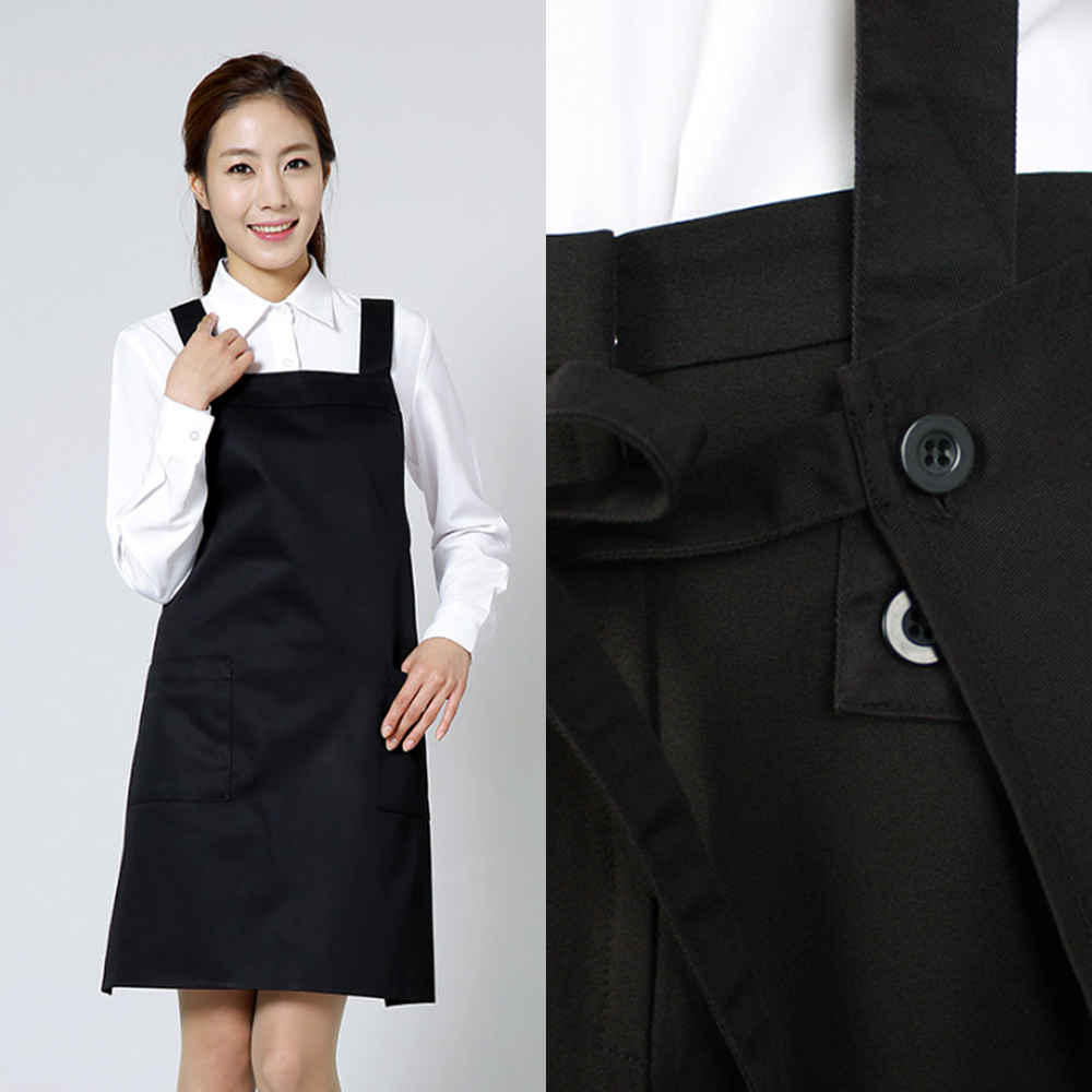 면혼방 H형 민자앞치마 T/C