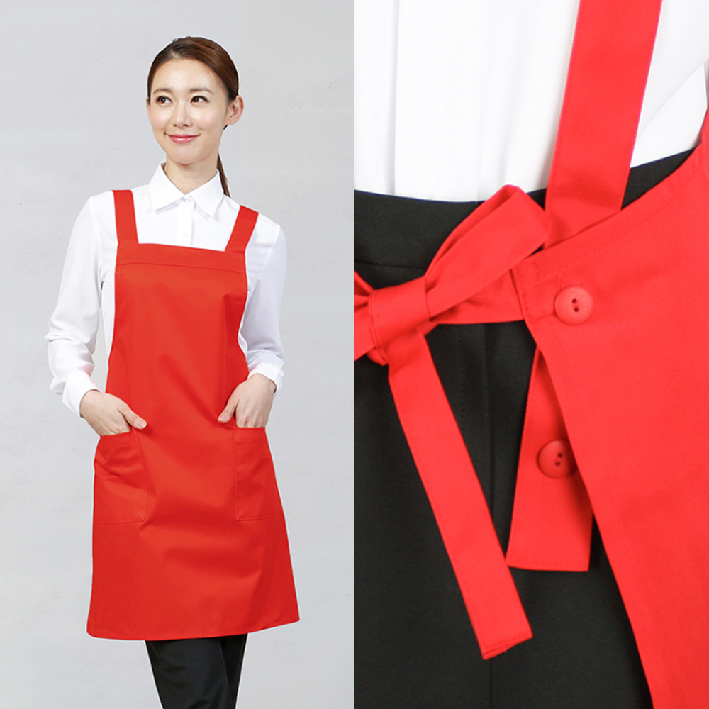 면혼방 H형 민자앞치마 T/C