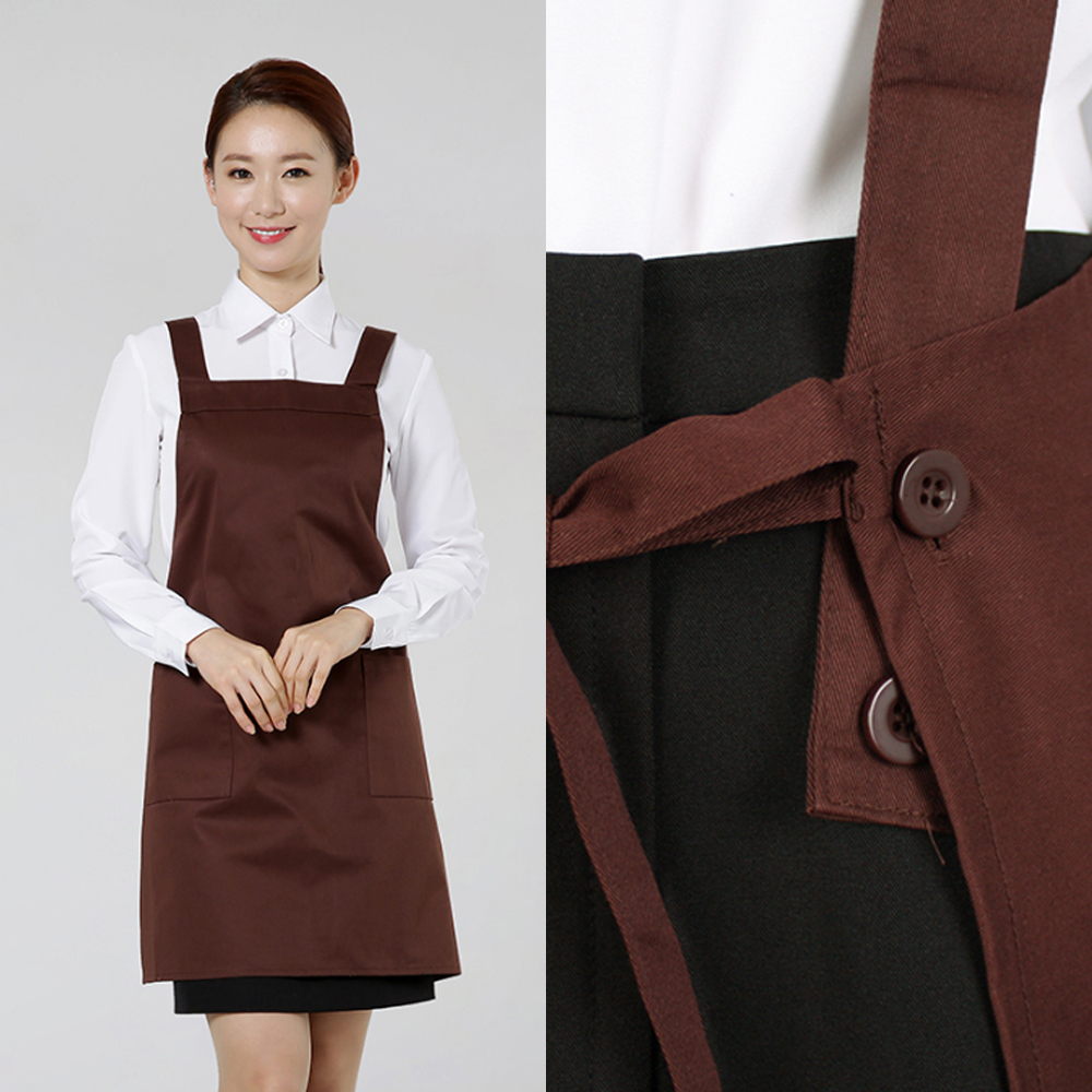 면혼방 H형 민자앞치마 T/C