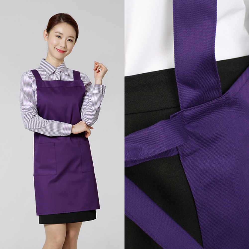 면혼방 H형 민자앞치마 T/C