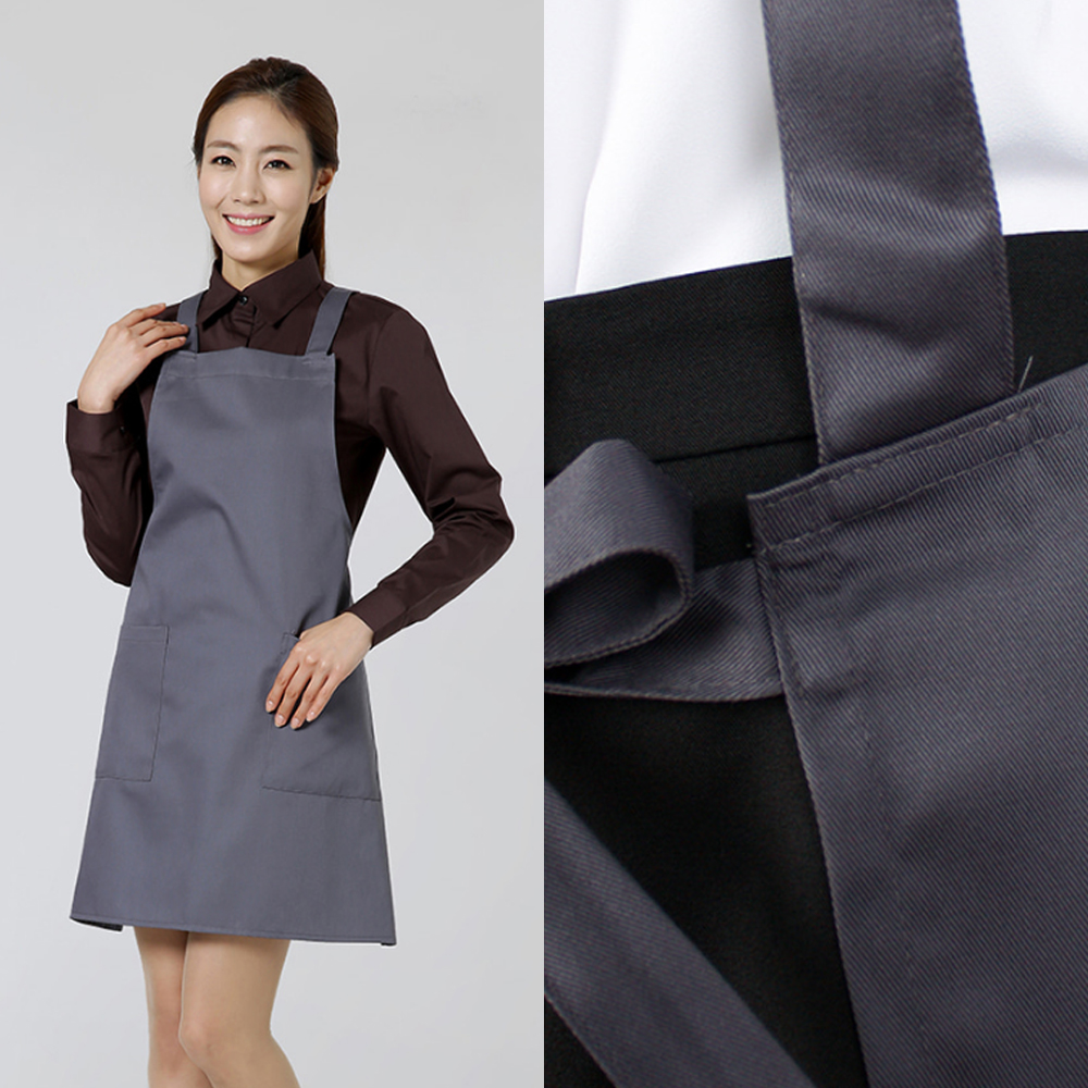 면혼방 H형 민자앞치마 T/C