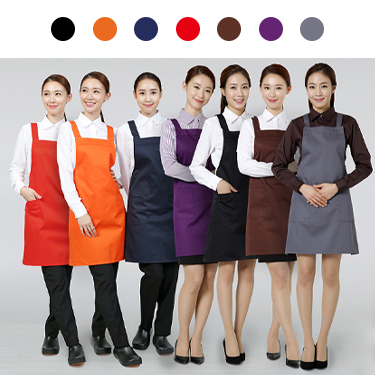 면혼방 H형 민자앞치마 T/C