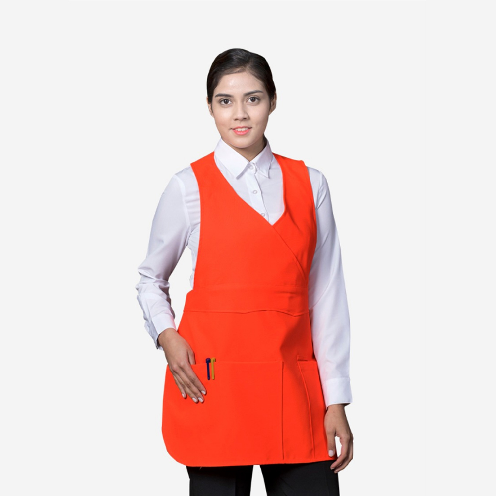 미니 브이넥 앞치마