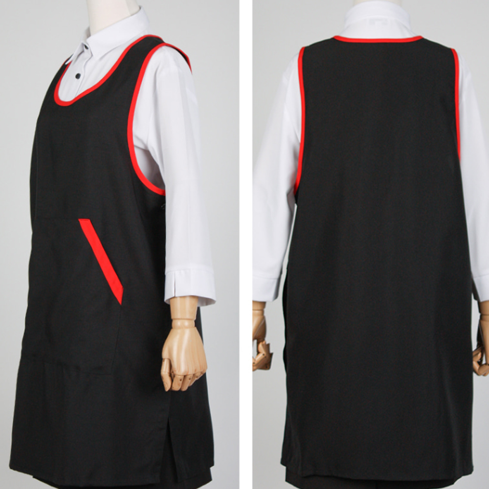 바이어스 원피스 앞치마