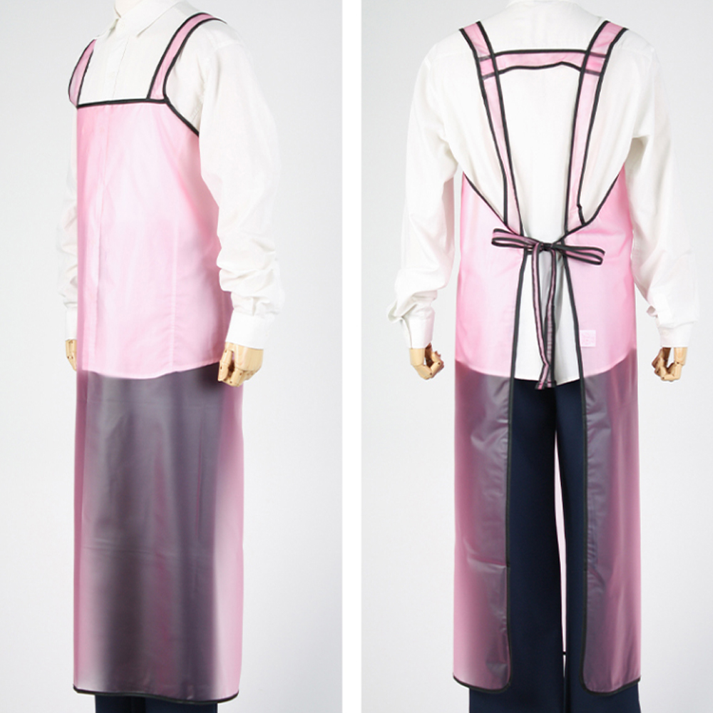 반투명 파이핑 방수 앞치마