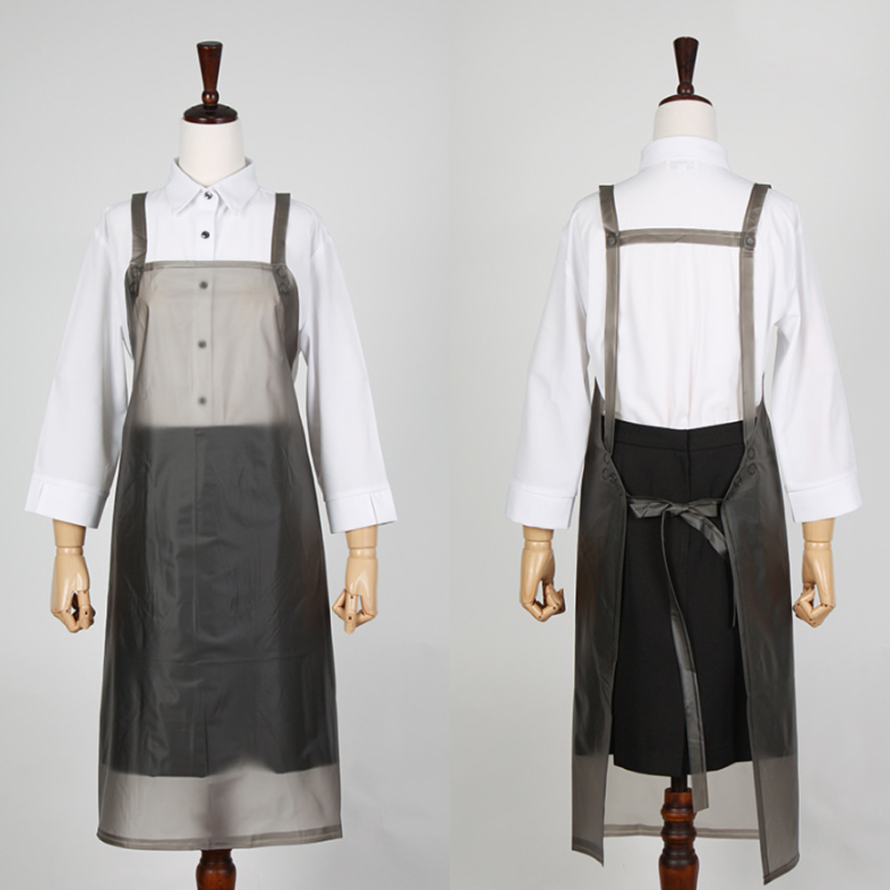반투명 폴리우레탄 방수 앞치마 대/중/소