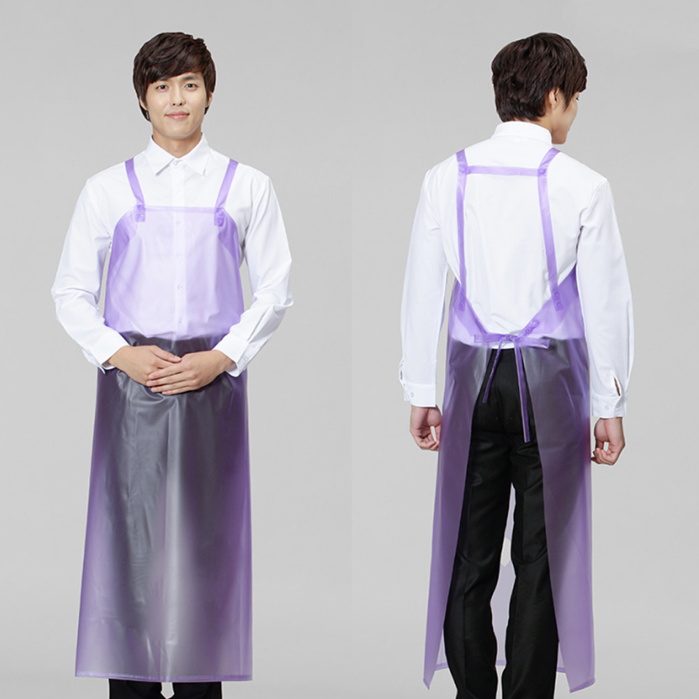 반투명 폴리우레탄 방수 앞치마 대/중/소