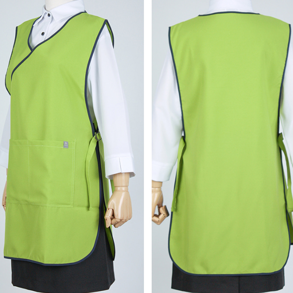 브이넥 원피스앞치마