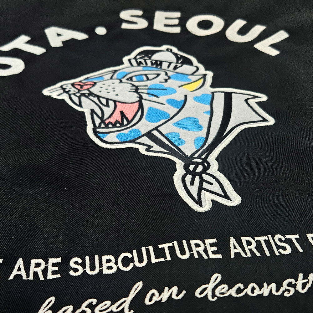 블랙 면 코치자켓 - UTA서울