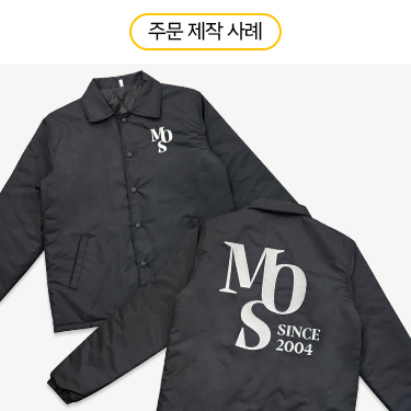 블랙 코치자켓 - MOS