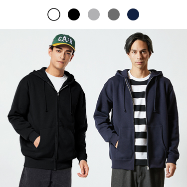 [유나이티드 애슬] 55620 10.0oz T/C 후드집업 (쭈리기모)