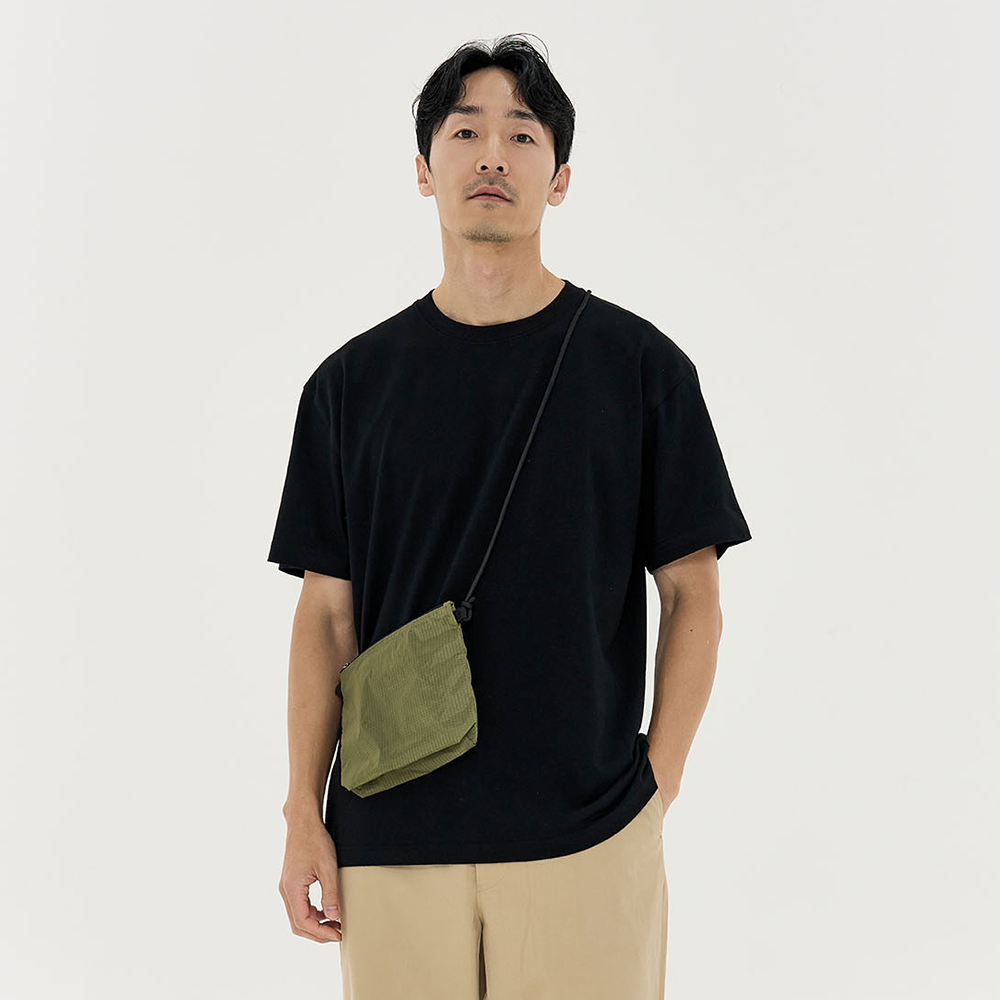 [유나이티드 애슬] 51420 라이트 나일론 립스탑 파우치백